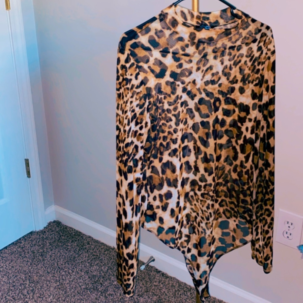 Fashion Nova Cheetah Print Body Suit